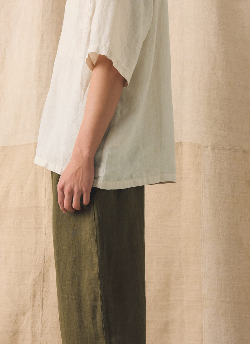 Garment Dyed Linen Drawstring Pants | Pear
