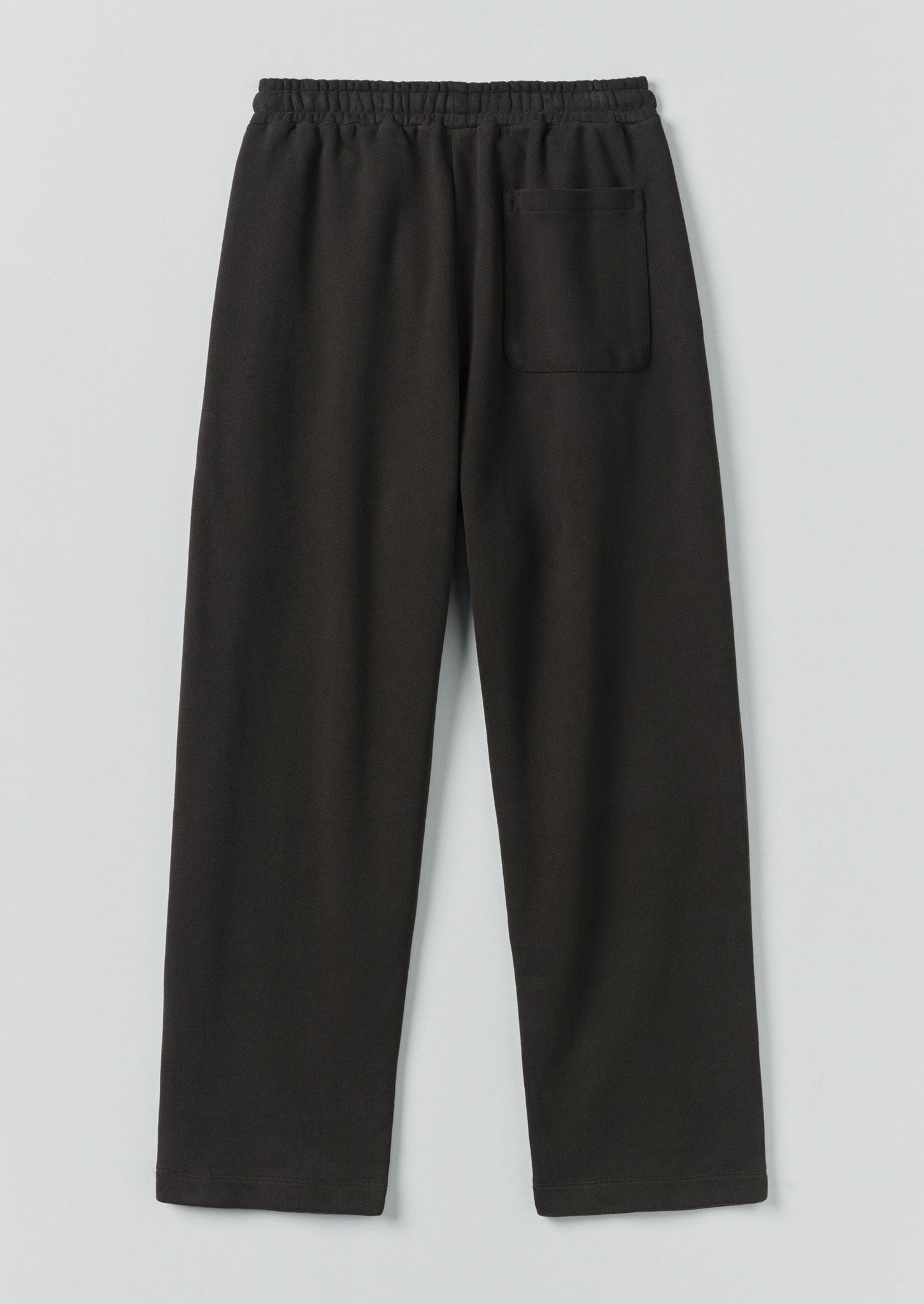 Loopback Jersey Pleated Pants | Black Pepper