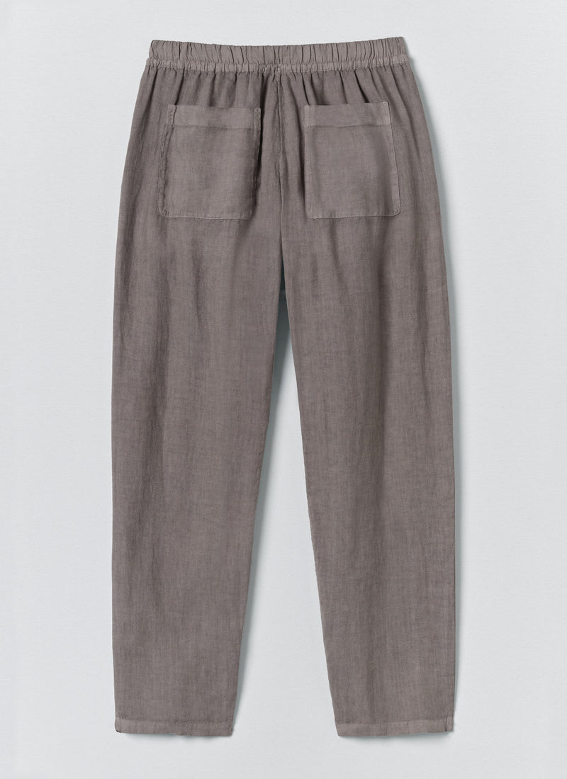 Alfie Garment Dyed Linen Pants | Iron