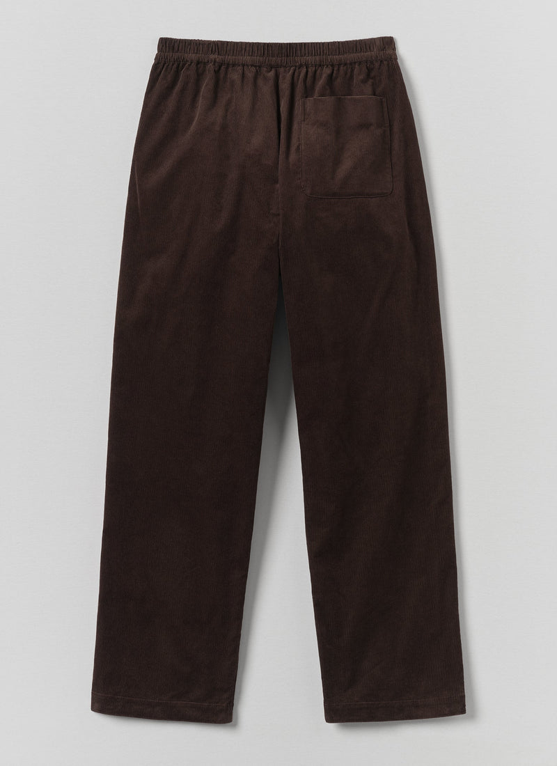 Organic Cord Lounge Pants | Bitter Chocolate