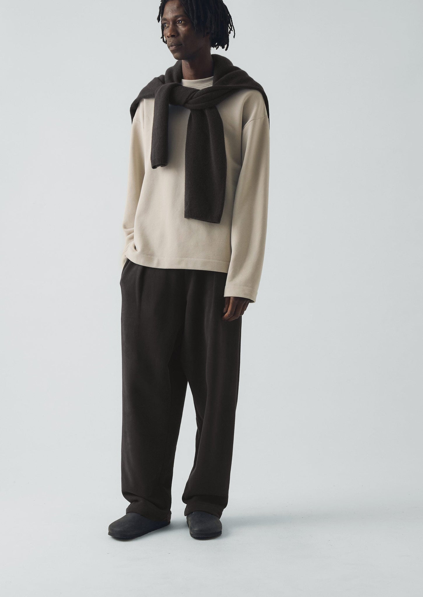 Loopback Jersey Sweatshirt | Oat Grey