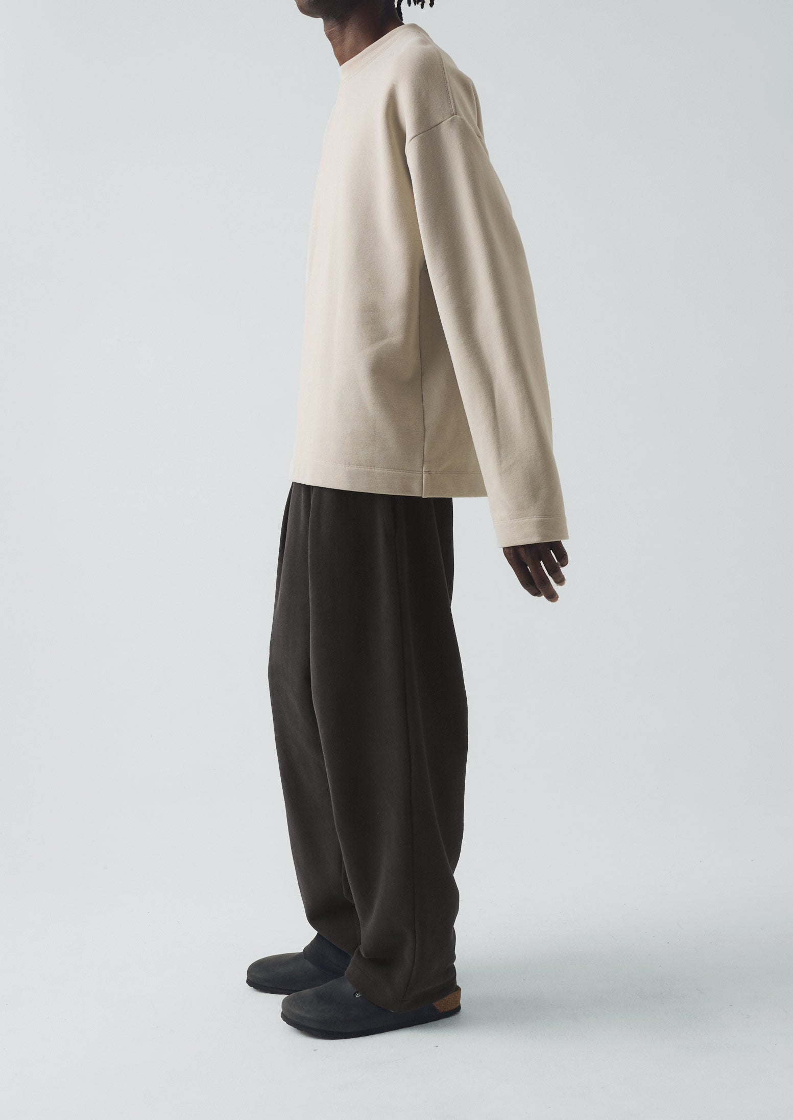 Loopback Jersey Sweatshirt | Oat Grey | TOAST