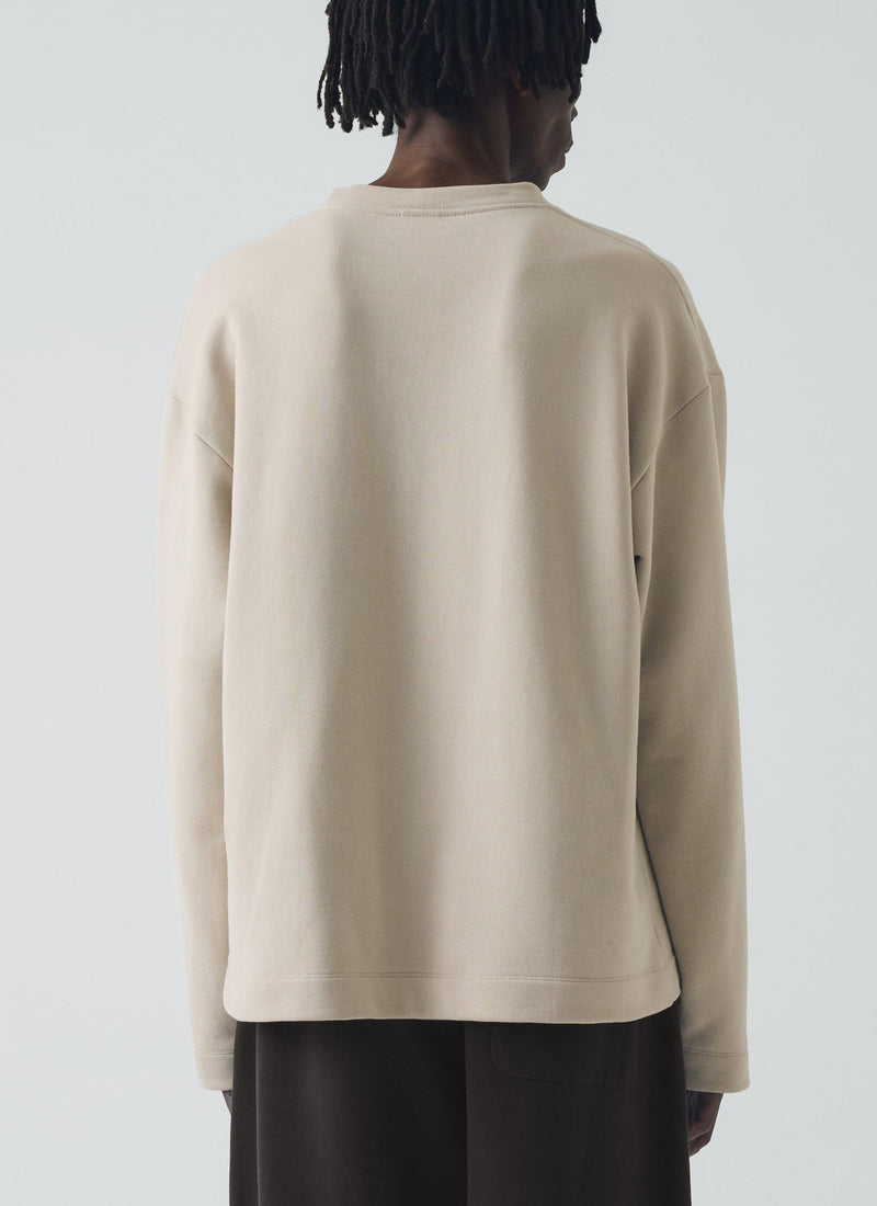 Loopback Jersey Sweatshirt | Oat Grey