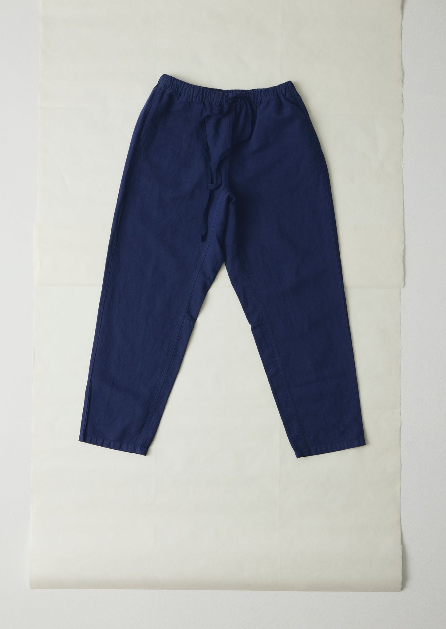 Alfie Garment Dyed Herringbone Pants | Dark Indigo | TOAST
