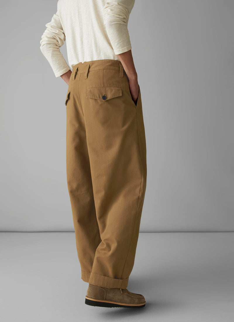 Bill Cotton Canvas Wide Leg Pants | Acorn