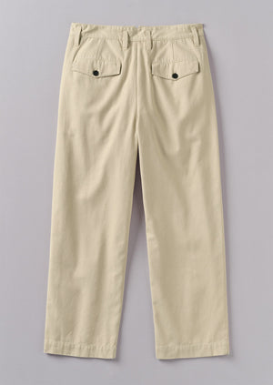 Bill Cotton Wide Leg Pants | Stone