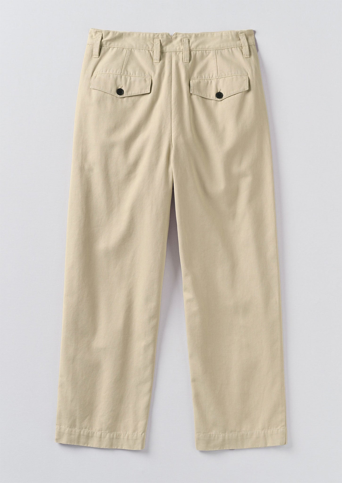 Bill Cotton Canvas Wide Leg Pants | Stone