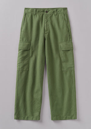 Patch Pocket Wide Leg Pants | Propagator Green