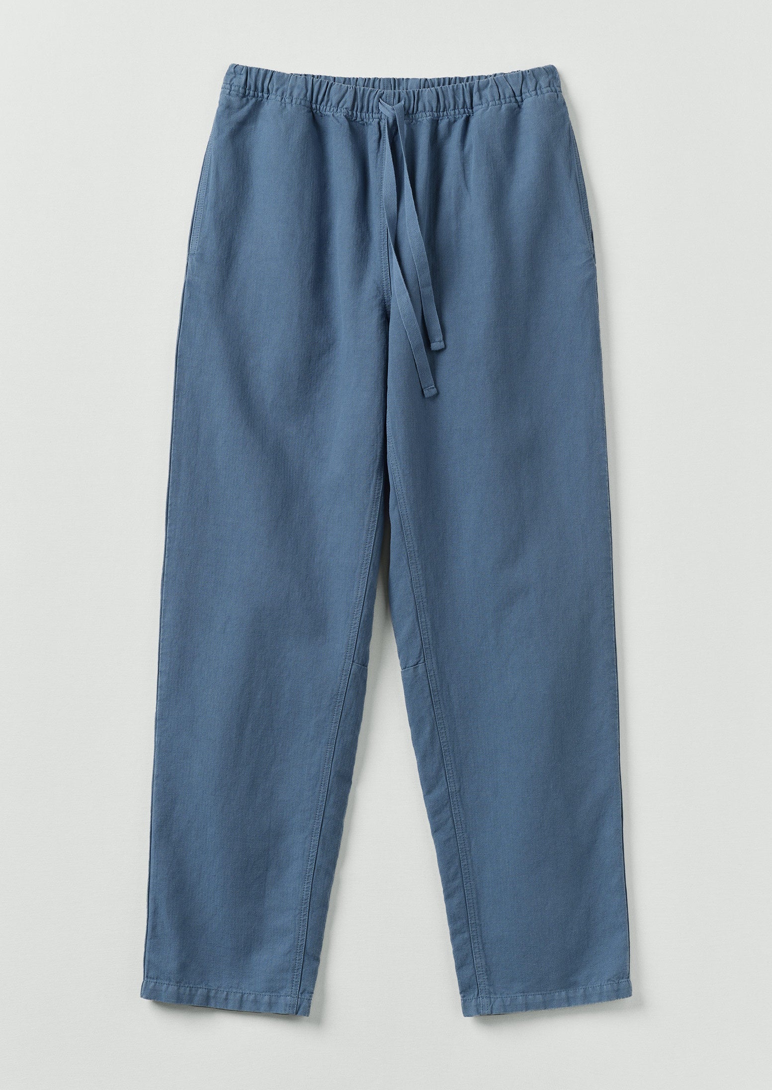 Alfie Garment Dyed Herringbone Pants | Slate Blue | TOAST