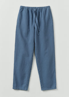 Alfie Garment Dyed Herringbone Pants | Slate Blue | TOAST