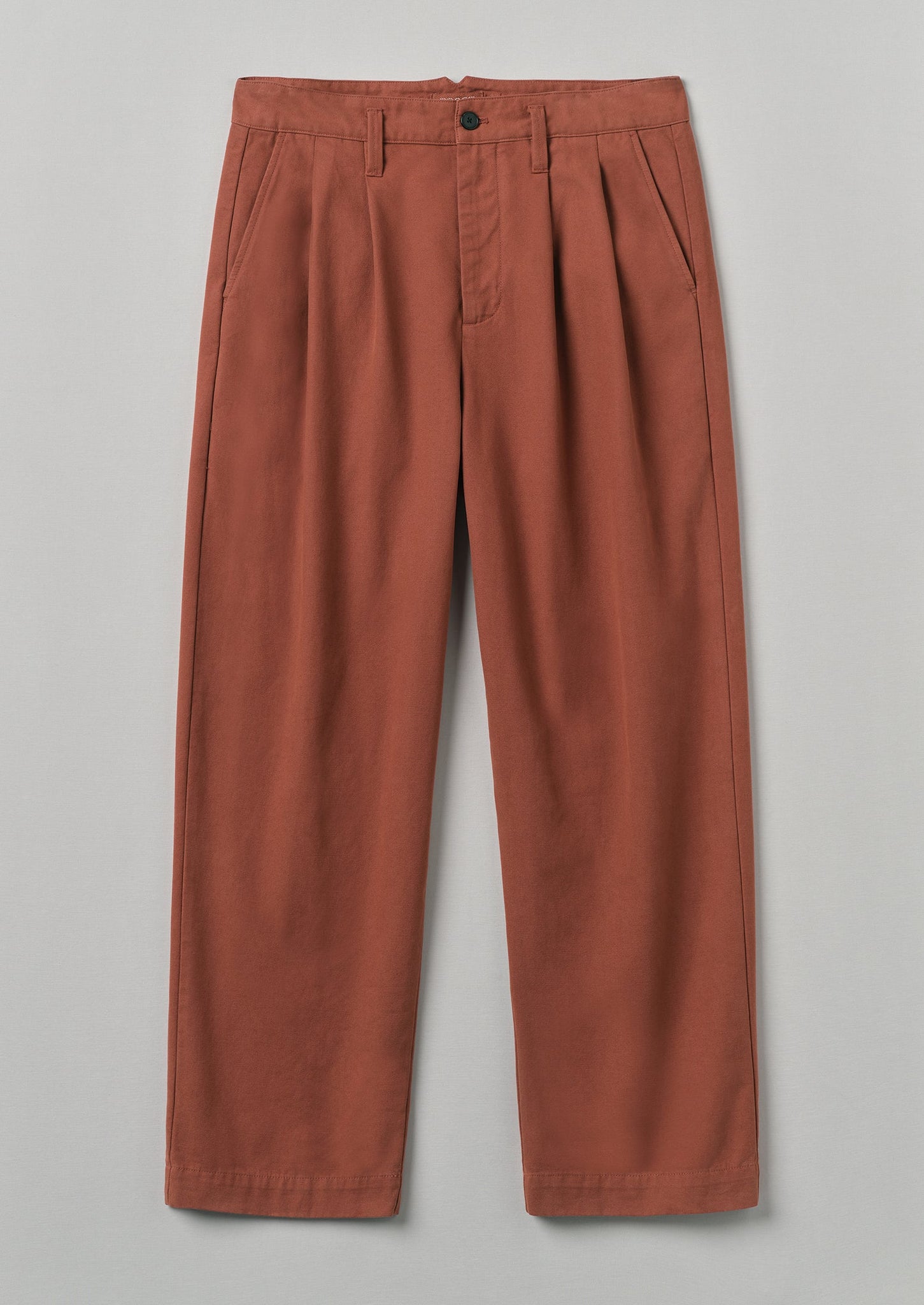 Bill Cotton Wide Leg Pants | Red Granite