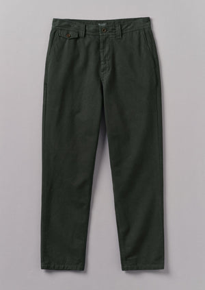 Norv Garment Dyed Tapered Pants | Dark Mineral Green