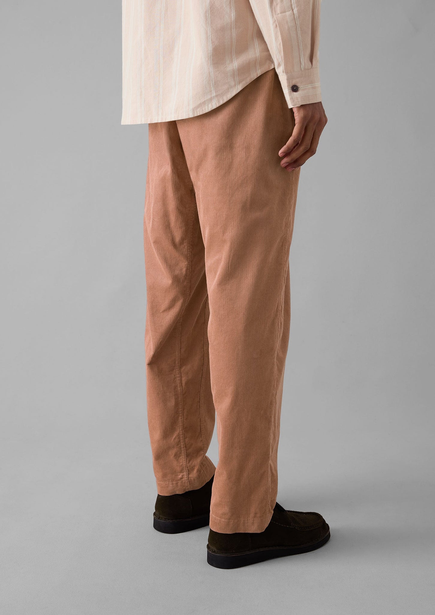 Soft Organic Cord Drawstring Pants | Rose Quartz