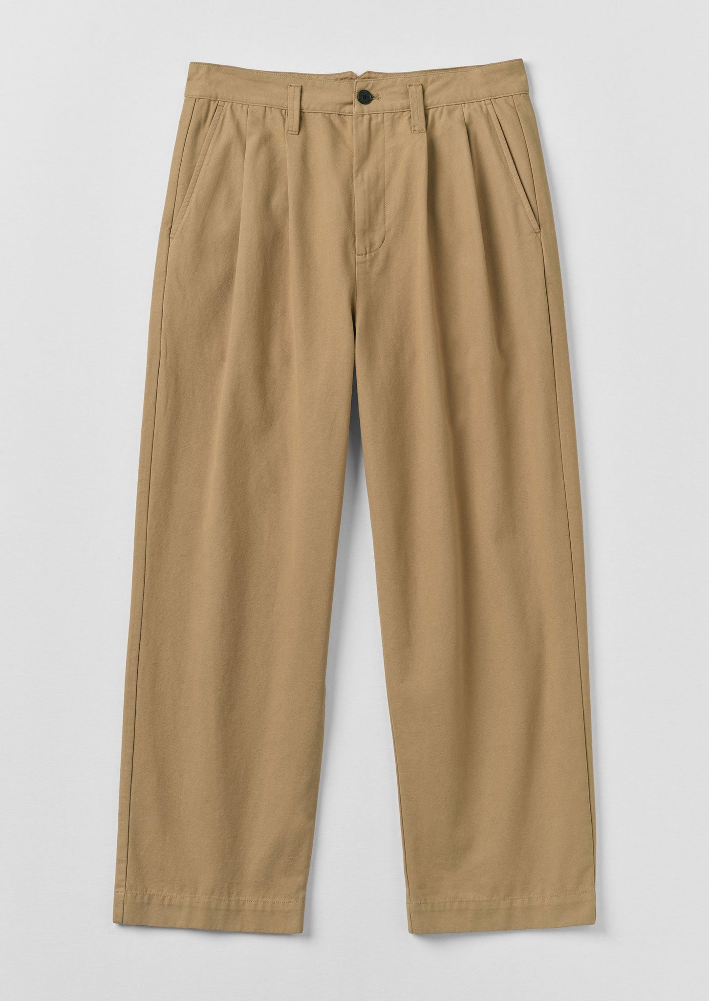 Bill Cotton Wide Leg Pants | Ash Brown