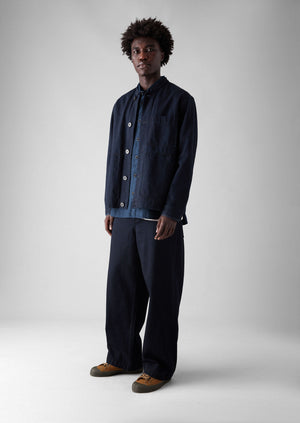 Denim Wide Leg Pants | Indigo