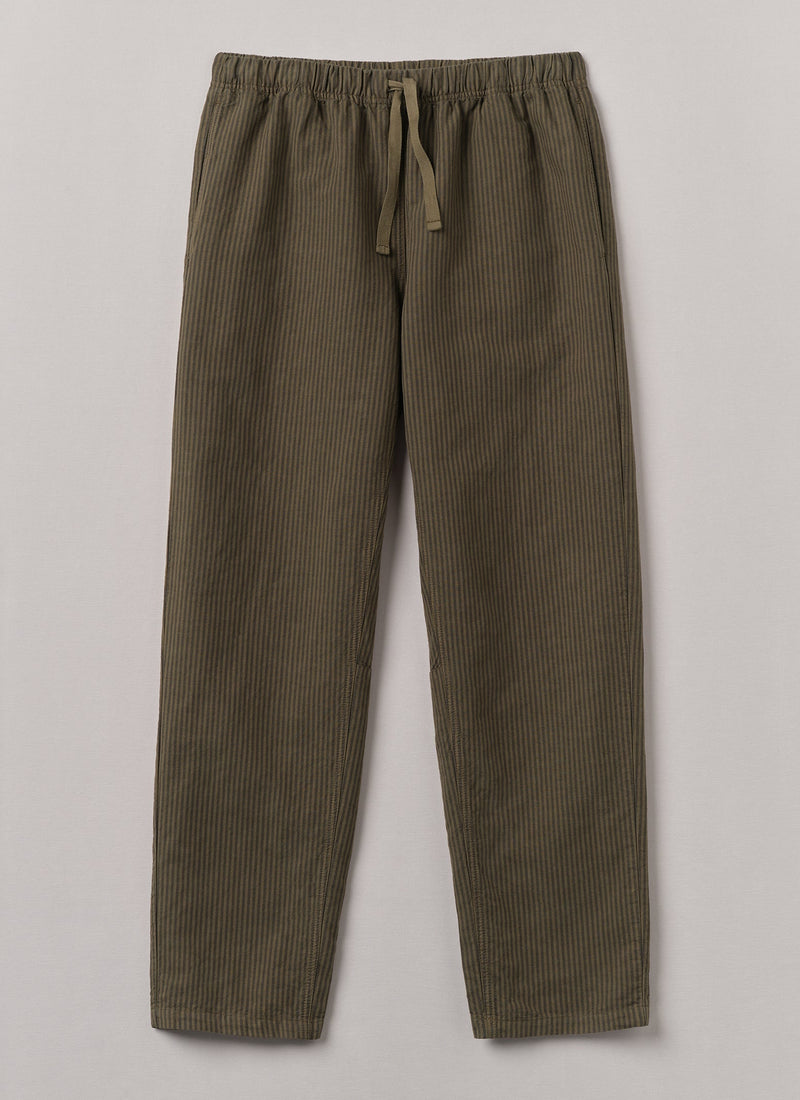 Alfie Overdyed Stripe Pants | Fawn