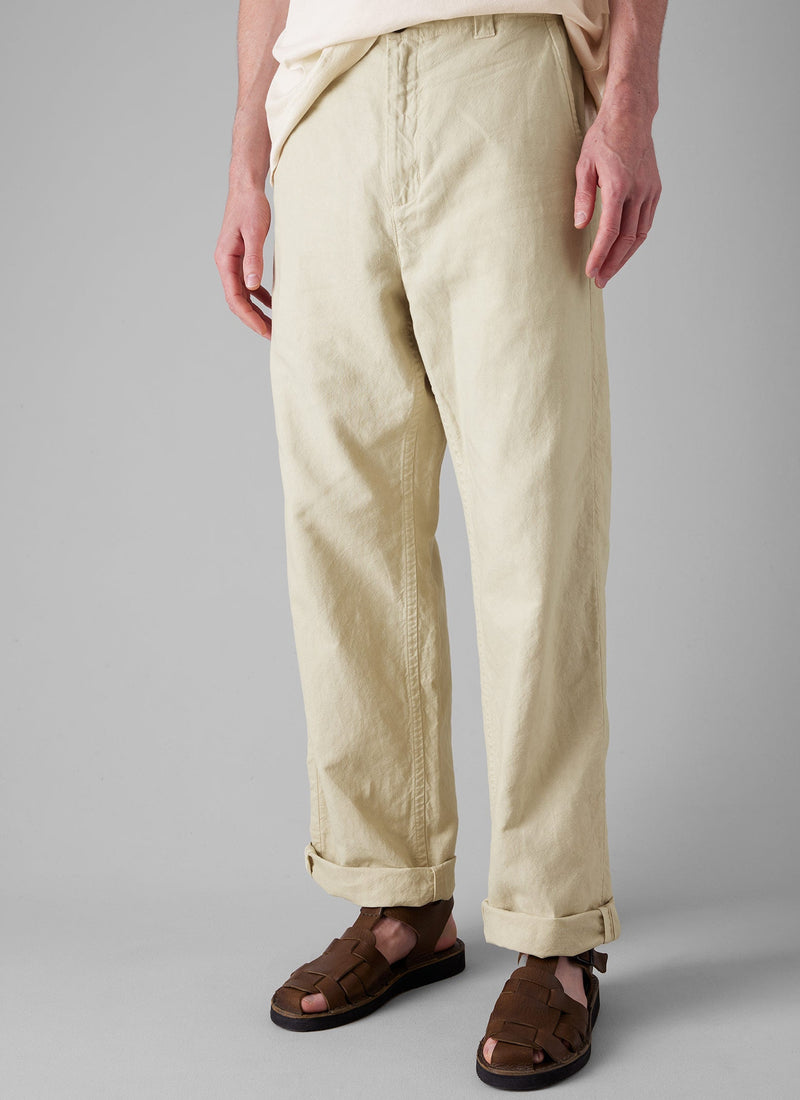 Rory Cotton Linen Drawstring Pants | Wood Ash