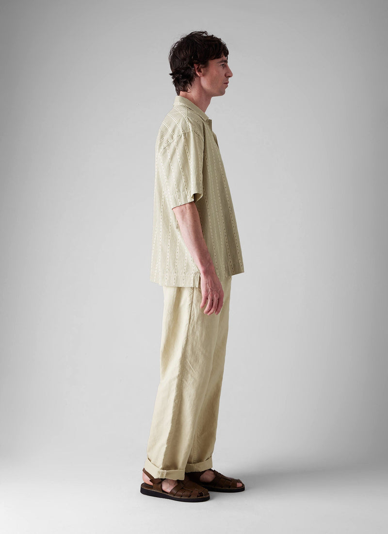 Rory Cotton Linen Drawstring Pants | Wood Ash