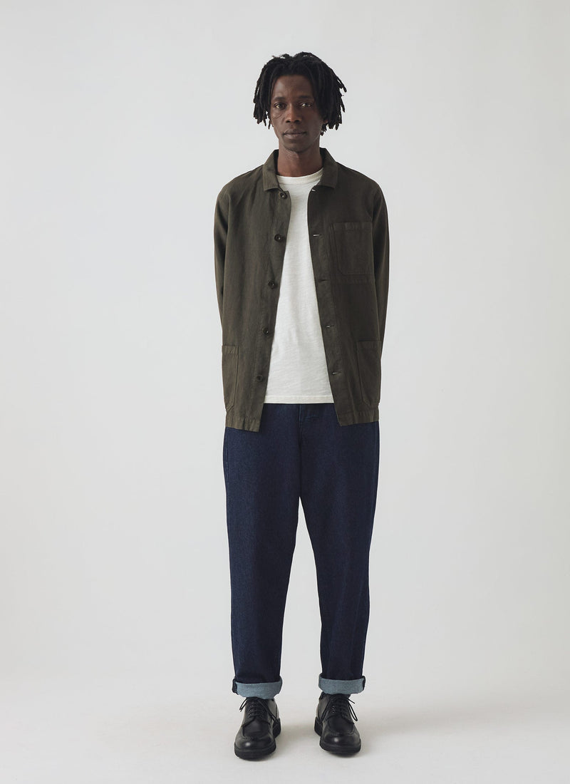 Norv Denim Tapered Pants | Dark Indigo