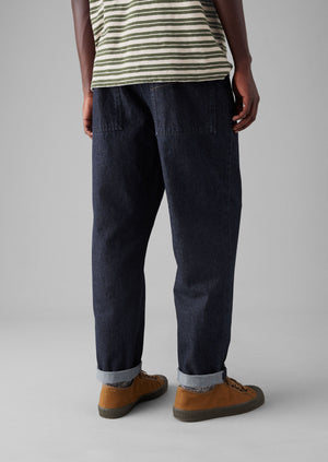 Norv Cotton Tapered Jeans | Dark Indigo