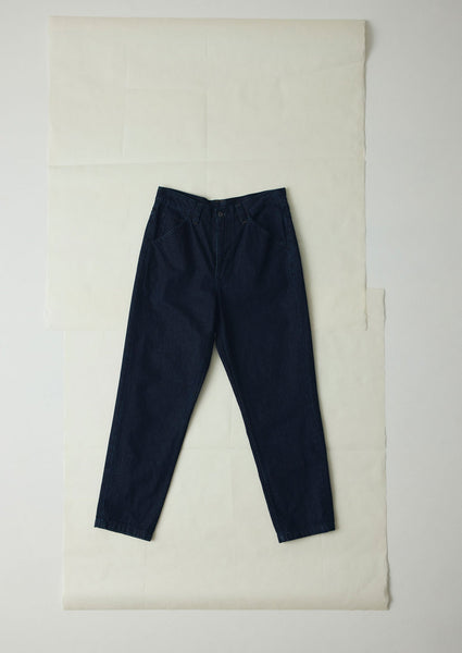 Norv Denim Tapered Pants | Dark Indigo | TOAST