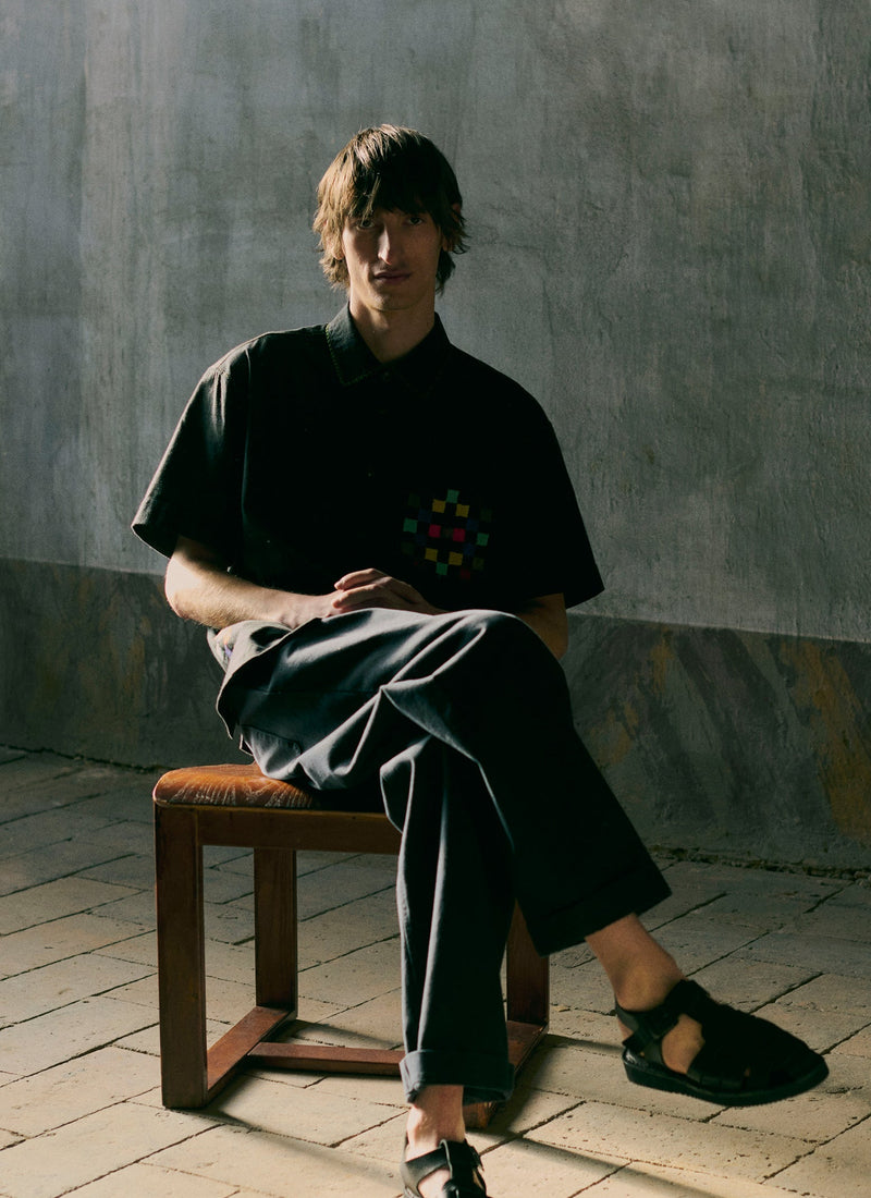 Rory Cotton Canvas Pants | Slate