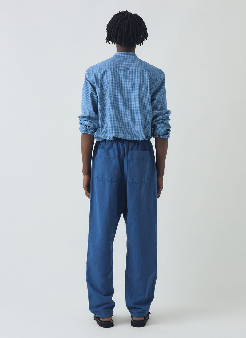 Alfie Garment Dyed Herringbone Pants | Delft