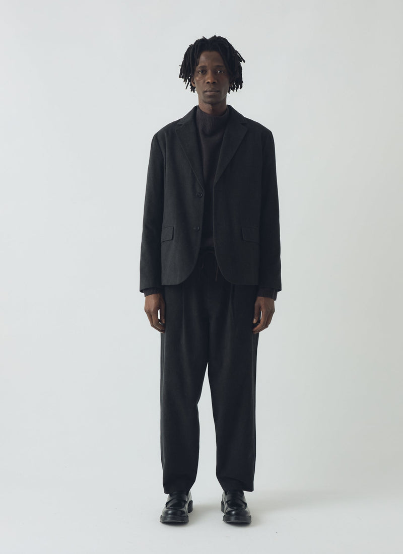 Duncan Brushed Cotton Pants | Dark Olive