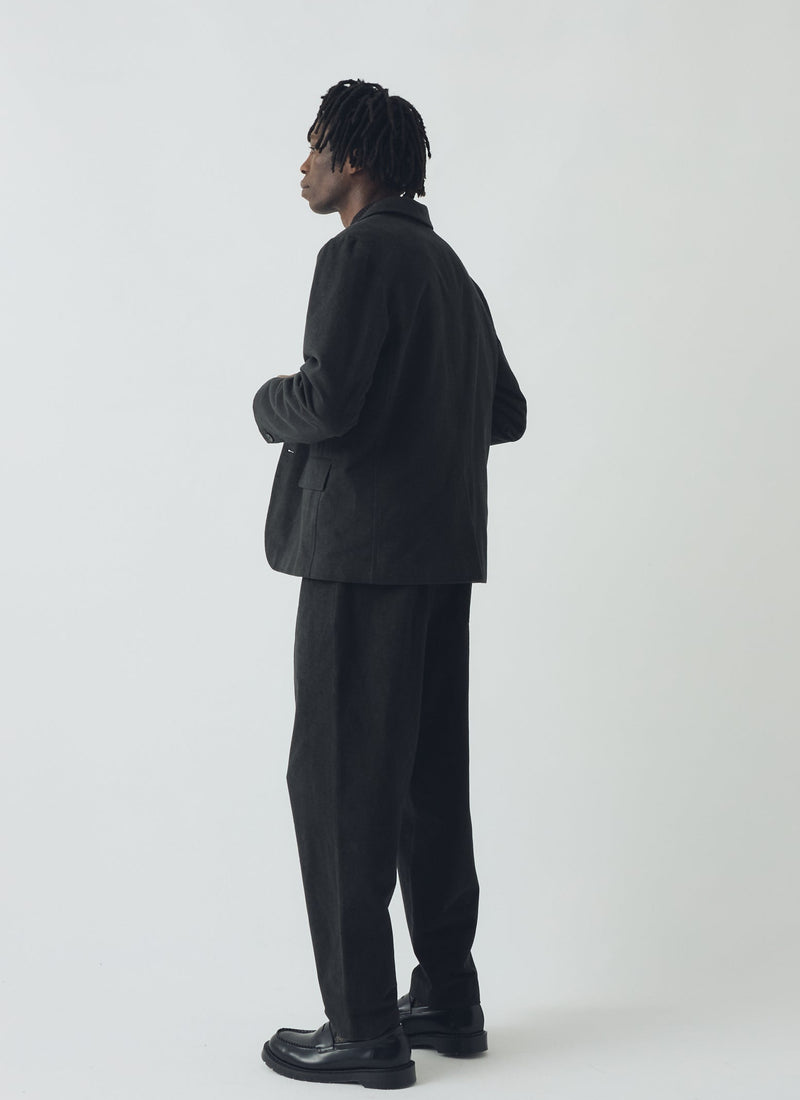 Duncan Brushed Cotton Pants | Dark Olive