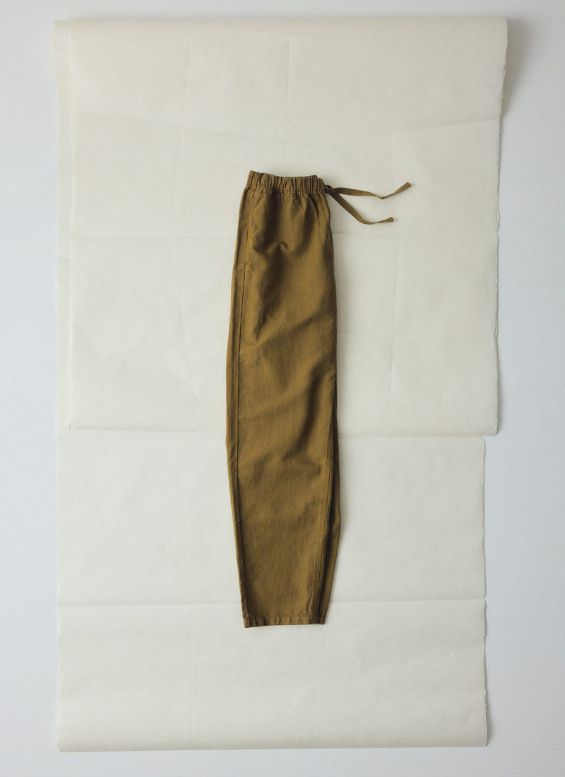 Alfie Garment Dyed Herringbone Pants | Woodland Green