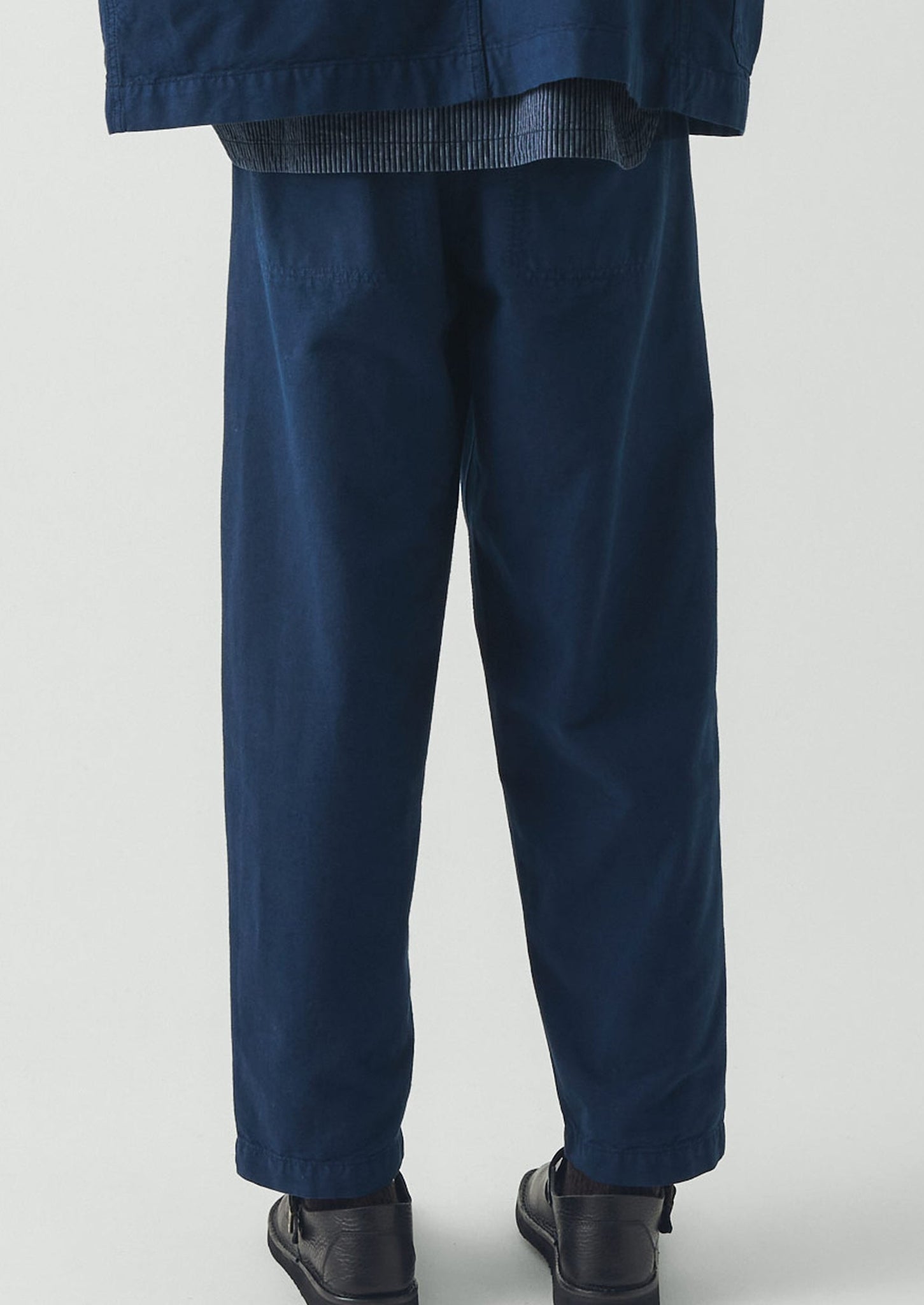 Elliot Garment Dyed Cotton Canvas Pants | Uniform Blue