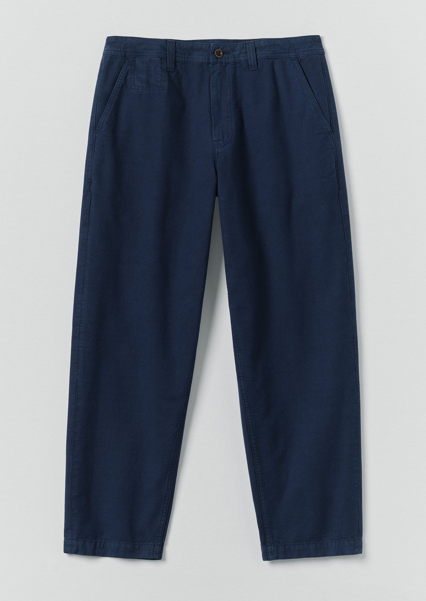 Elliot Garment Dyed Cotton Canvas Pants | Uniform Blue