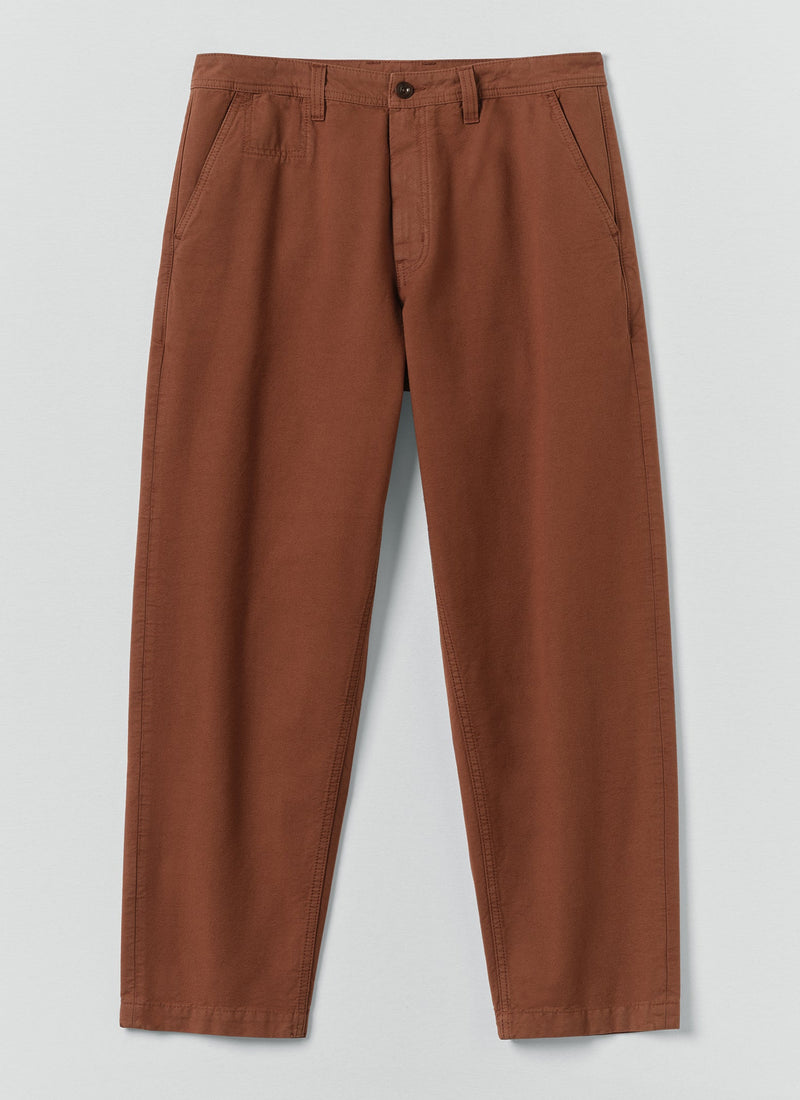 Elliot Garment Dyed Cotton Canvas Pants | Cinnamon