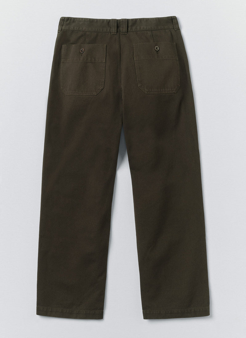 Rory Straight Leg Pants | Iron Green
