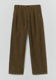 Rory Elasticated Cotton Linen Pants | Bronze Green | TOAST