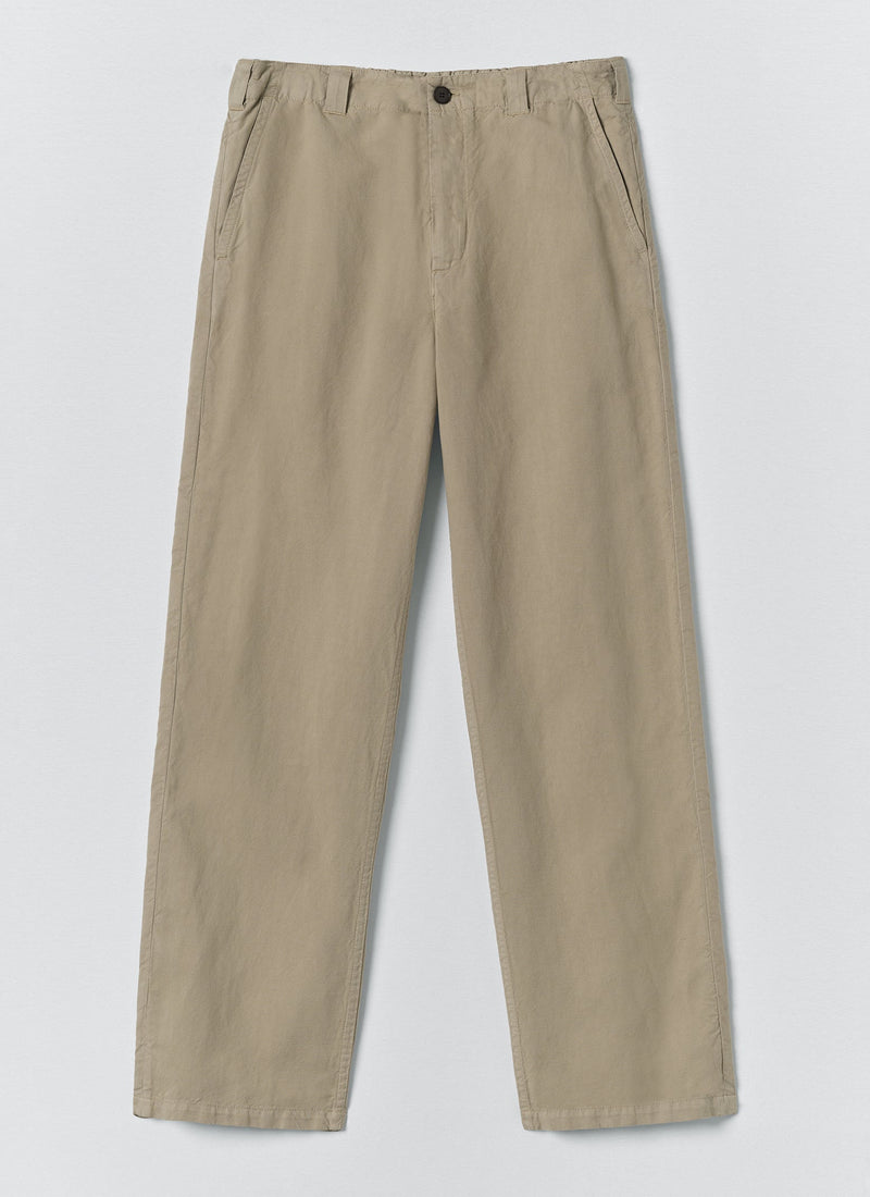Rory Elasticated Cotton Linen Pants | Salt