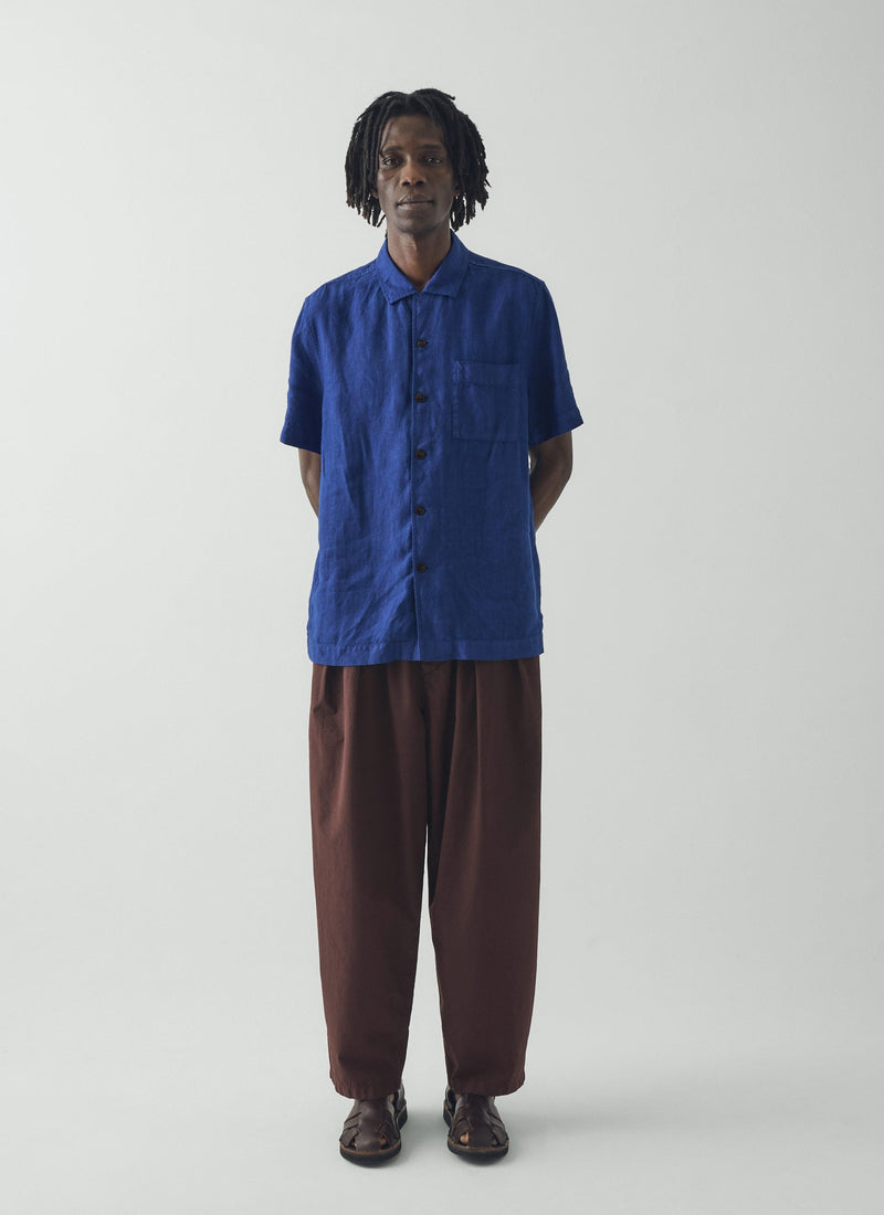 Casper Cotton Poplin Pants | Fig