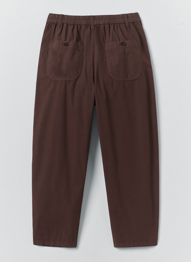 Casper Cotton Poplin Pants | Fig
