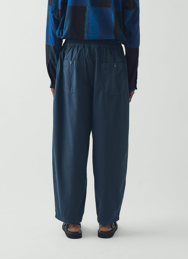Casper Cotton Poplin Pants | Navy