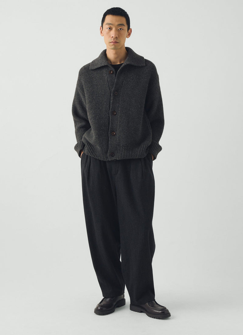 Casper Wool Twill Pants | Dusking Blue