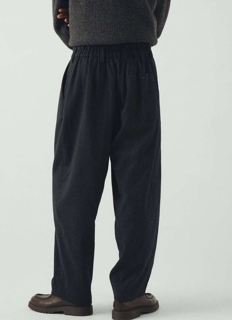 Casper Wool Twill Pants | Dusking Blue