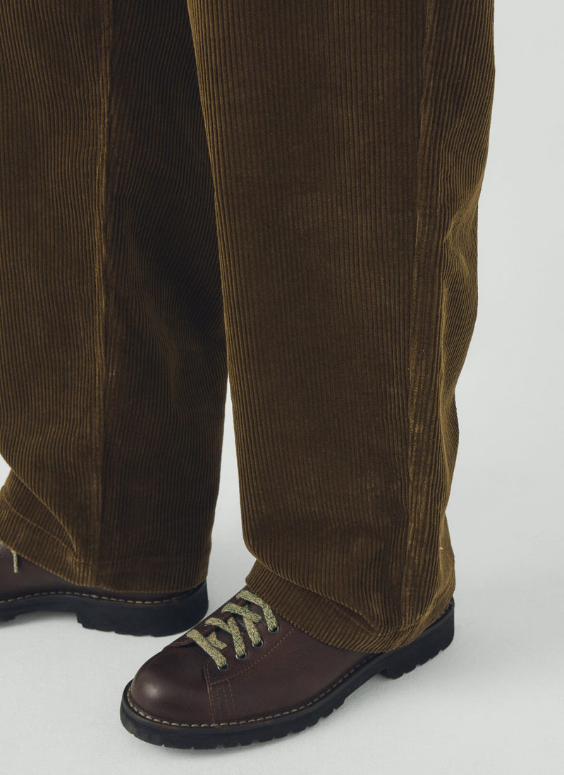 Rory Cotton Cord Pants | Bronze Green