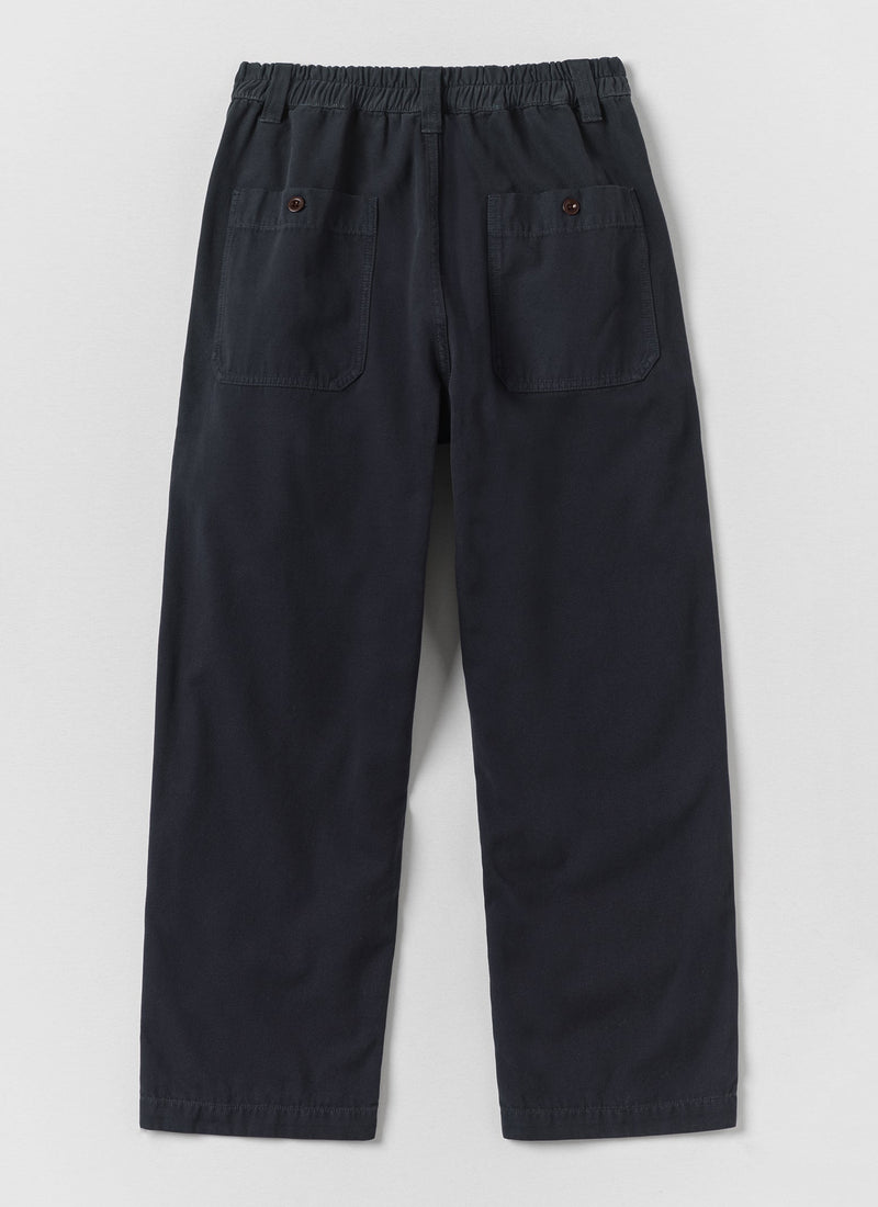 Gabriel Cotton Canvas Pants | Dark Navy