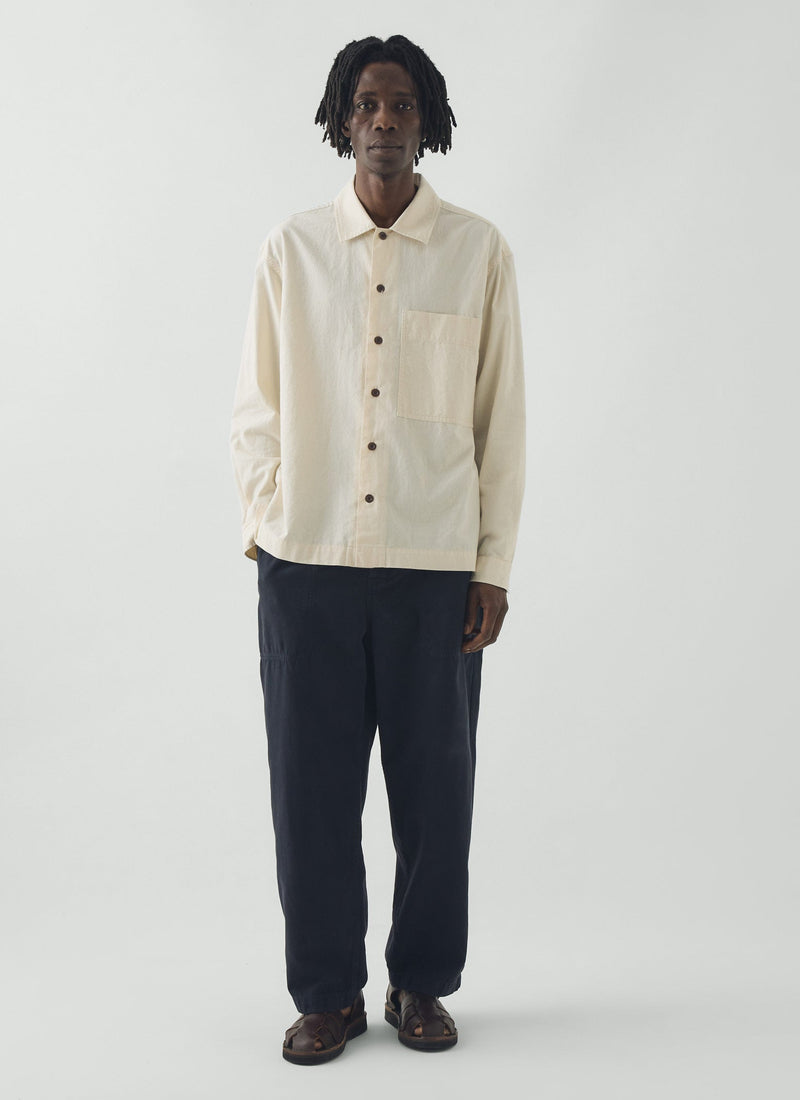 Gabriel Cotton Canvas Pants | Dark Navy