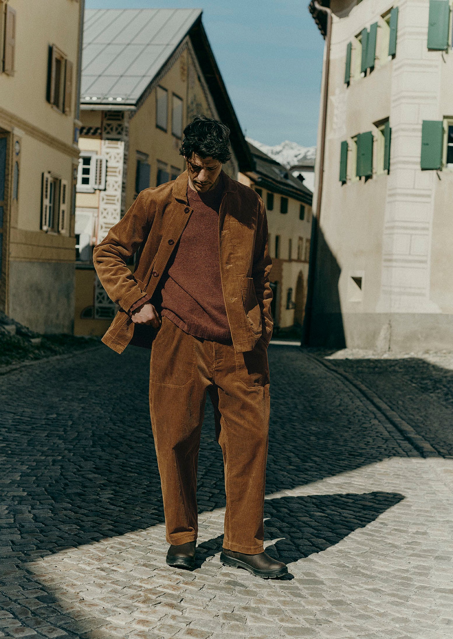 Gabriel Cord Pants | Golden Amber | TOAST