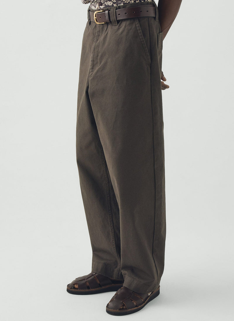 Rory Cotton Canvas Pants | Flint Grey