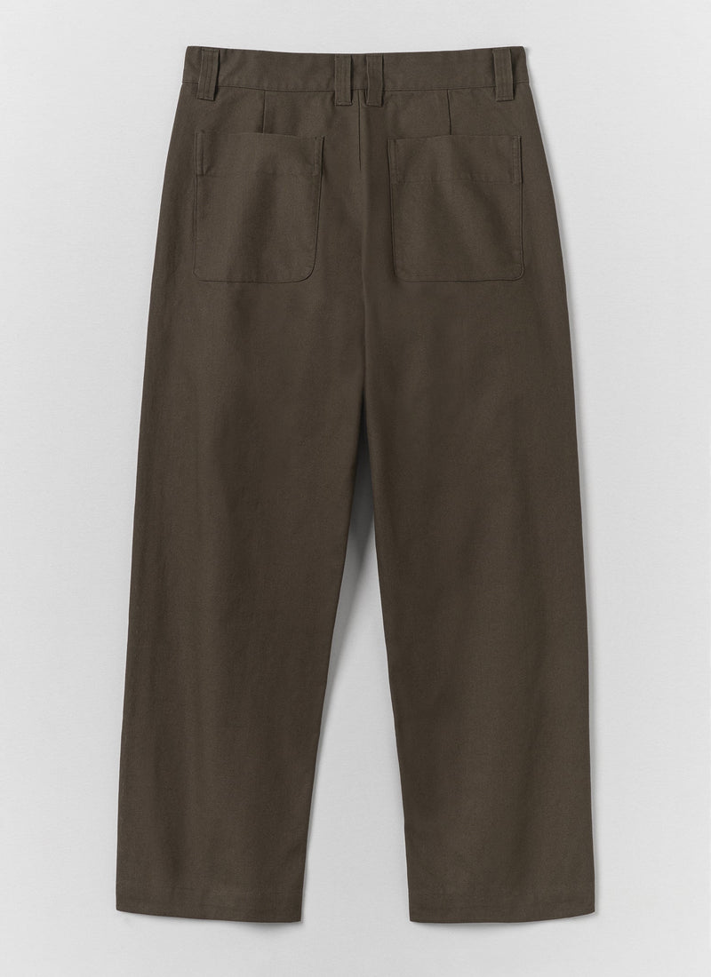 Rory Cotton Canvas Pants | Flint Grey
