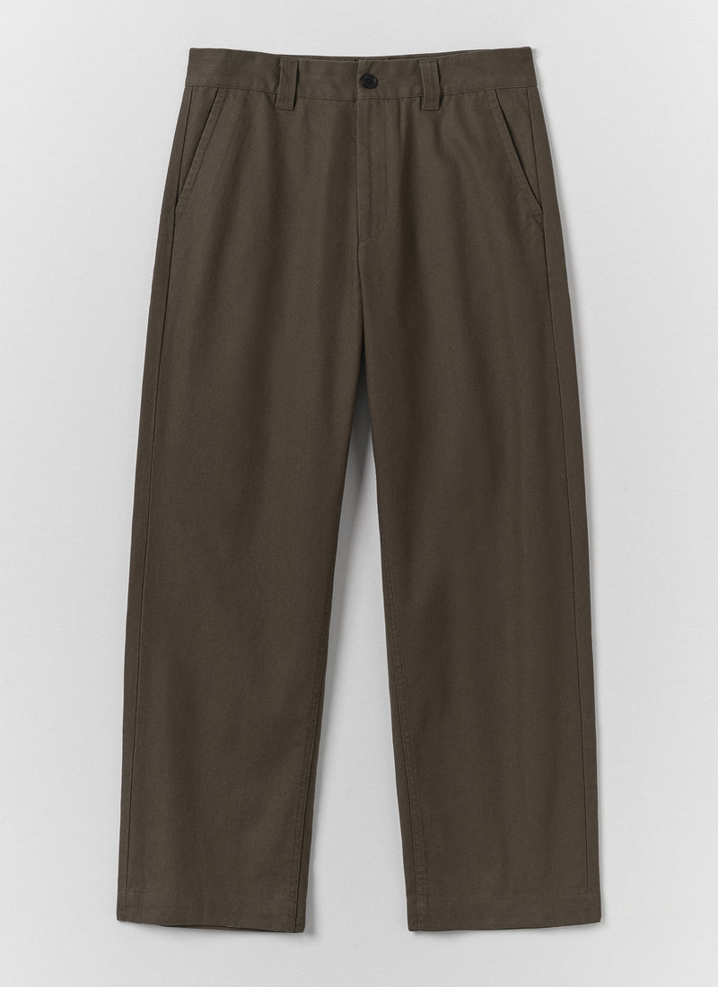 Rory Cotton Canvas Pants | Flint Grey