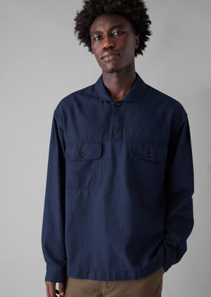 Pullover Workwear Shirt | Indigo