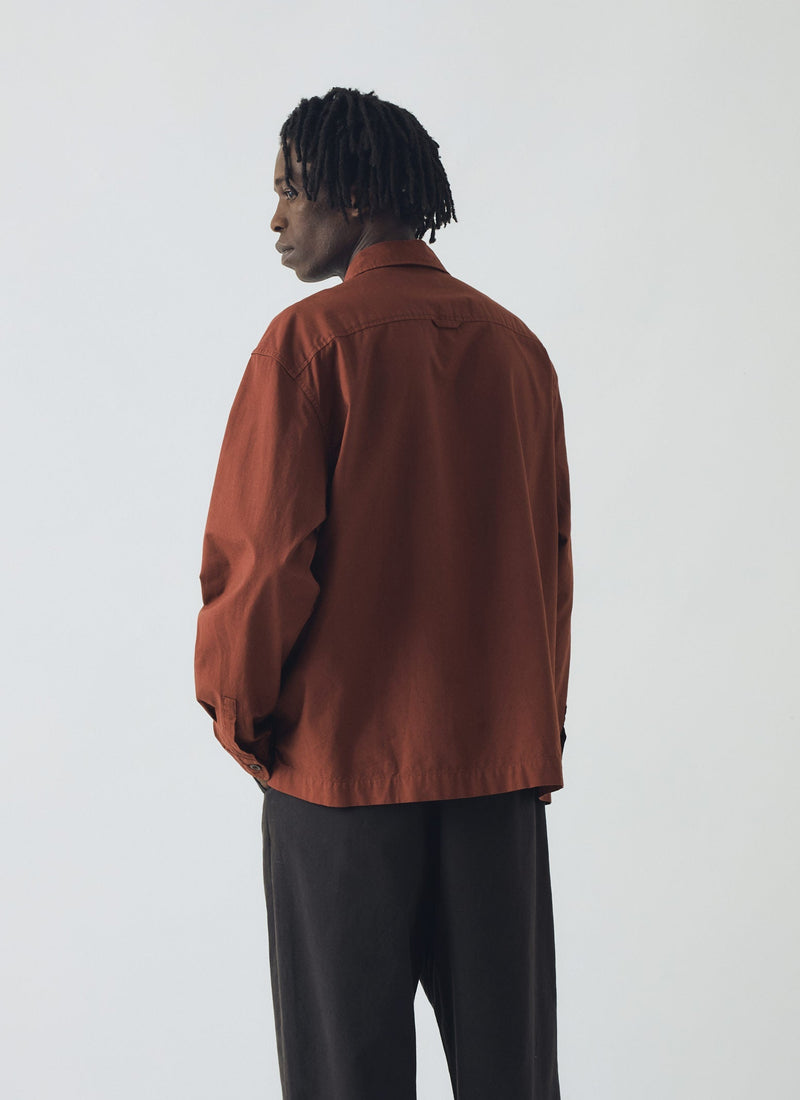 Garment Dyed Oxford Shirt | Cinnamon